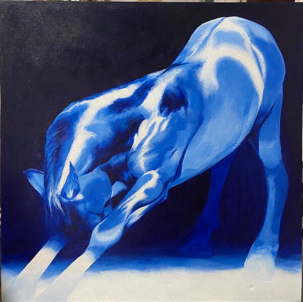 horse, acrylic, 2026 horse, acrylic, 2026